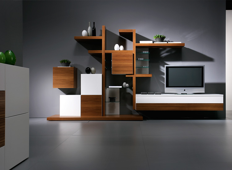 W&uuml;rmseher Gehrungsbauweise, Modulsysteme, Sideboards, Medienelemente